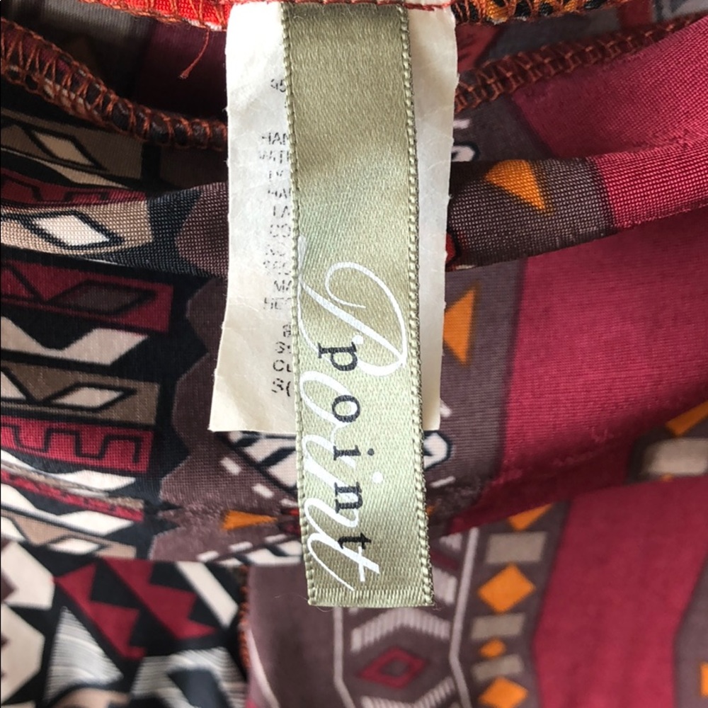 Fun Pattern Stretchy Pants Bell Bottom - image 3